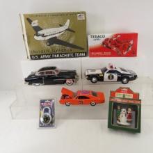 Diecast Cars, Bank & First Gear Texaco Wrecker