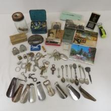 Keys, shoehorns, postcards, snakebite kit & more