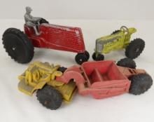 Slik Tractor, Hubley Tractor & Auburn Scraper