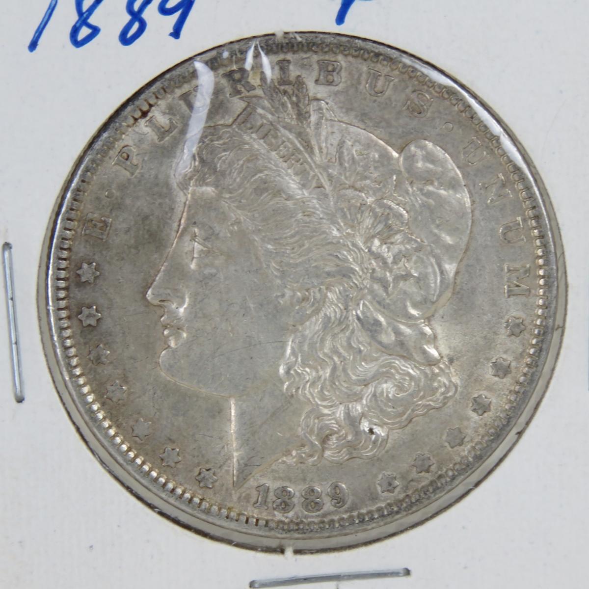 1889 & 1890 O Morgan Silver Dollars