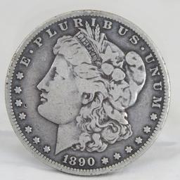 1889 & 1890 O Morgan Silver Dollars