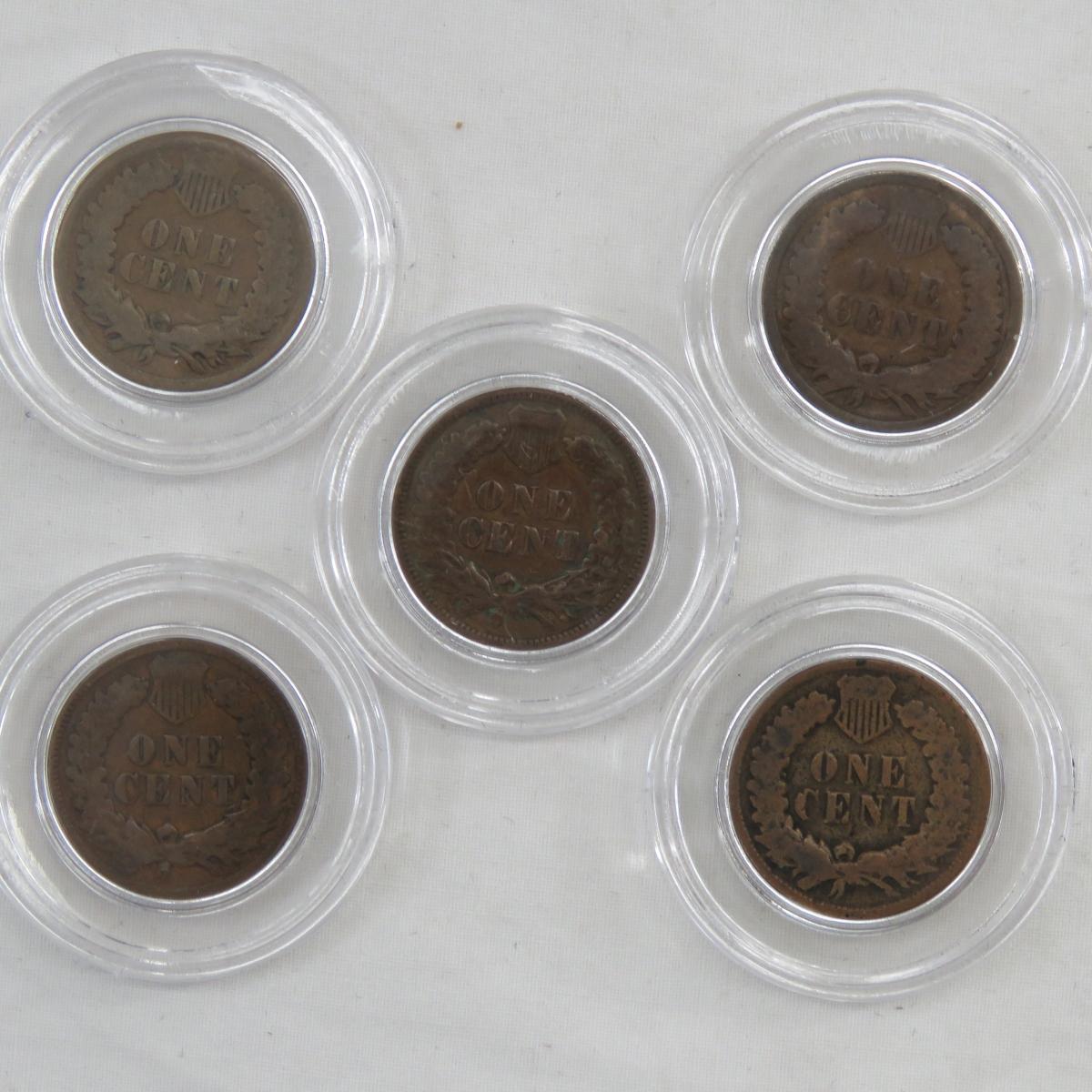 Indian Head Cent Collection 1880-1909