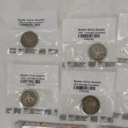 13 Barber Quarters 1898-1916 Littleton Coin Co