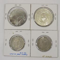 Foreign Coins and notes, some silver coins