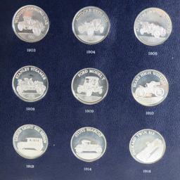 Franklin Mint Antique Car Coins - Sterling Silver