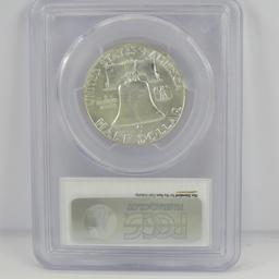 1963 Franklin Half Dollar PCGS Graded MS64