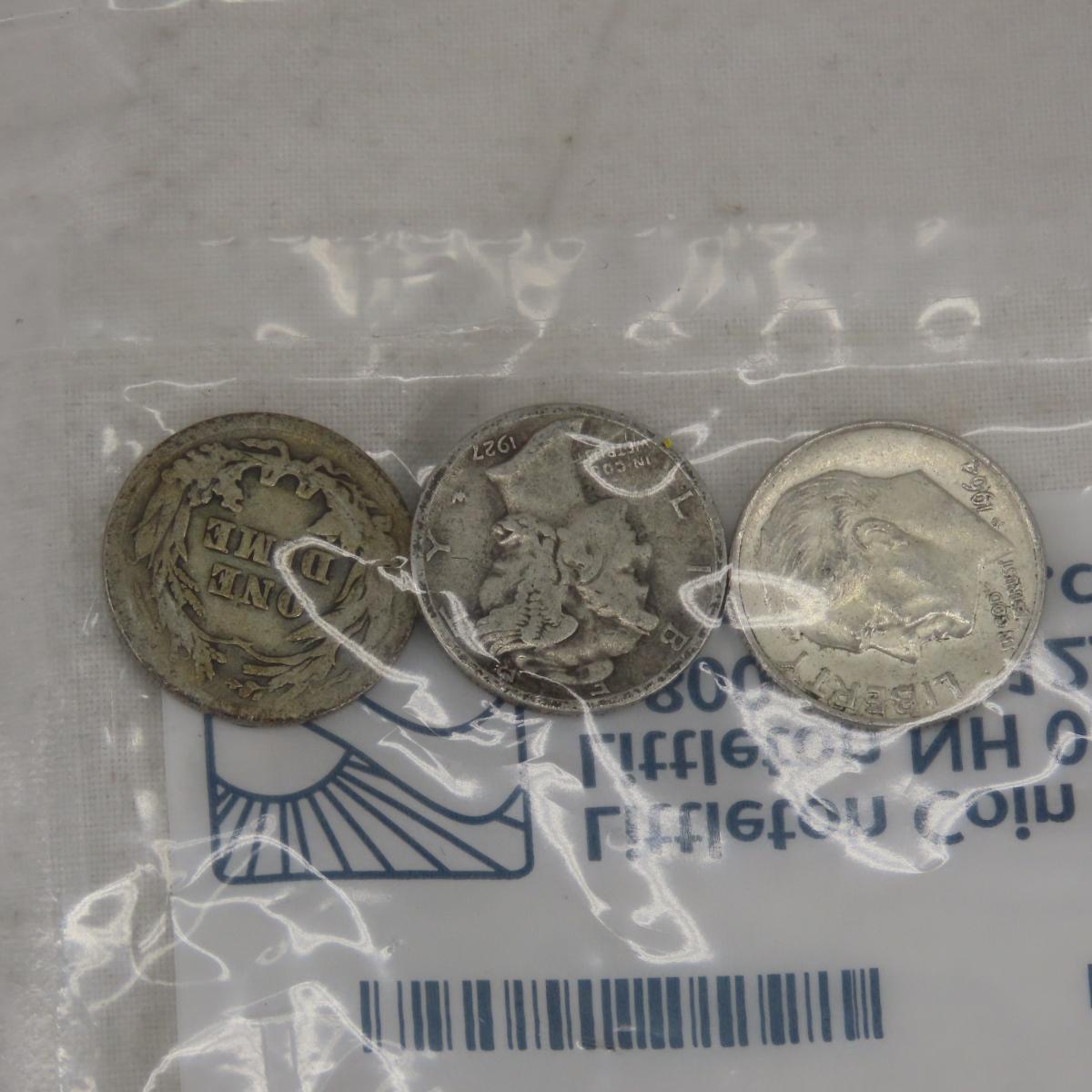 6 US Dime Type Sets Littleton Coin co
