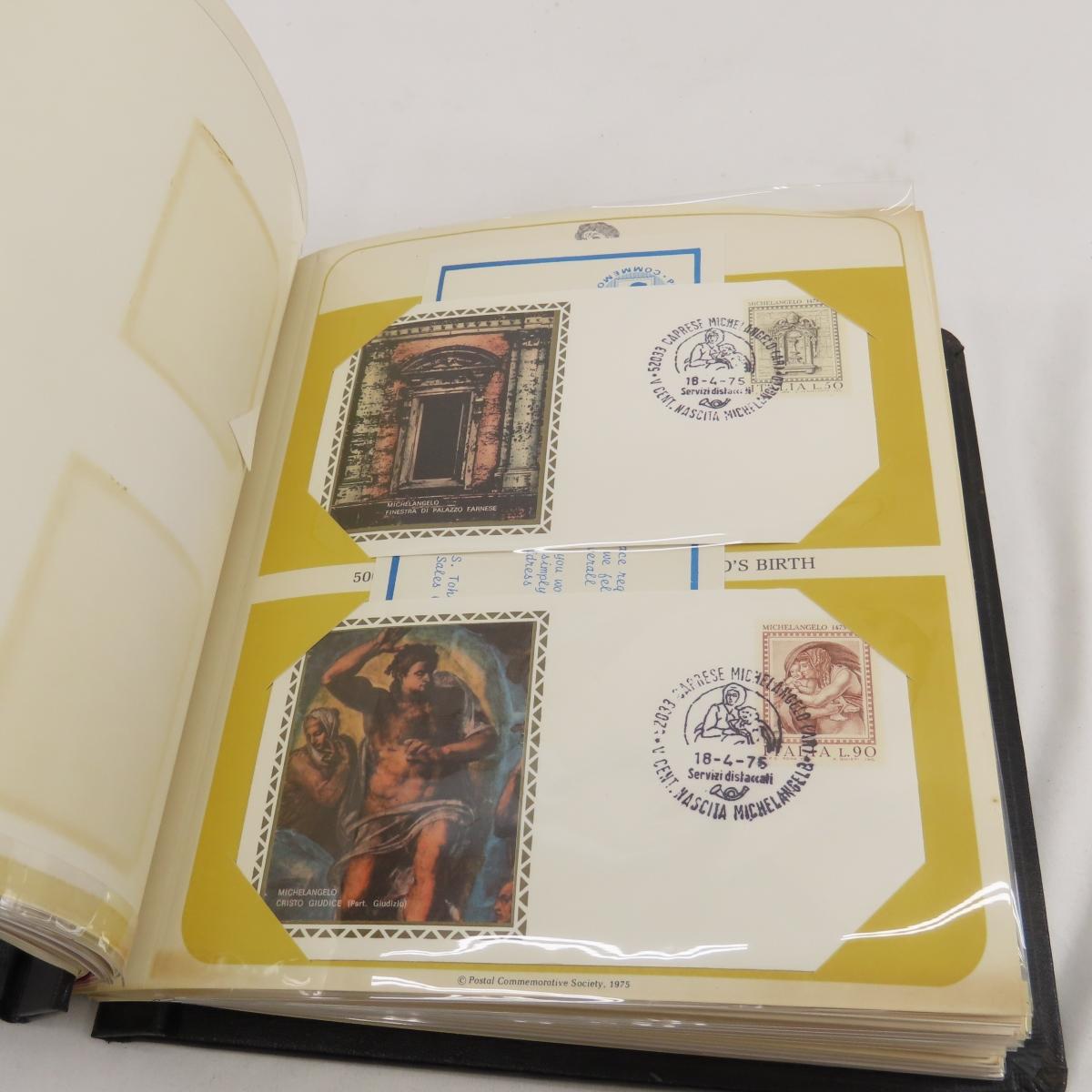 First Day Covers, commemorative coins, stamp book