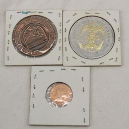 First Day Covers, commemorative coins, stamp book