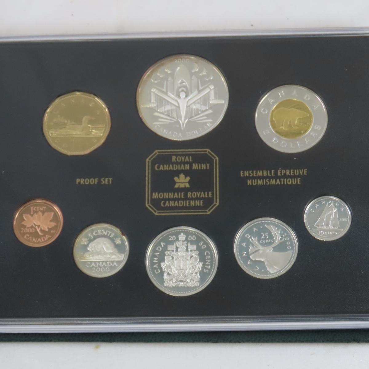 2000 & 2000 Silver Canadian Proof Sets