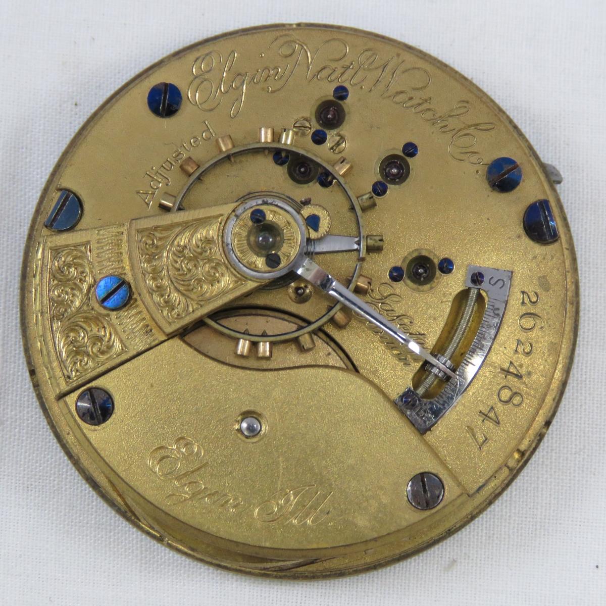 1888 Elgin National HH Taylor Mod 2 Pocket Watch