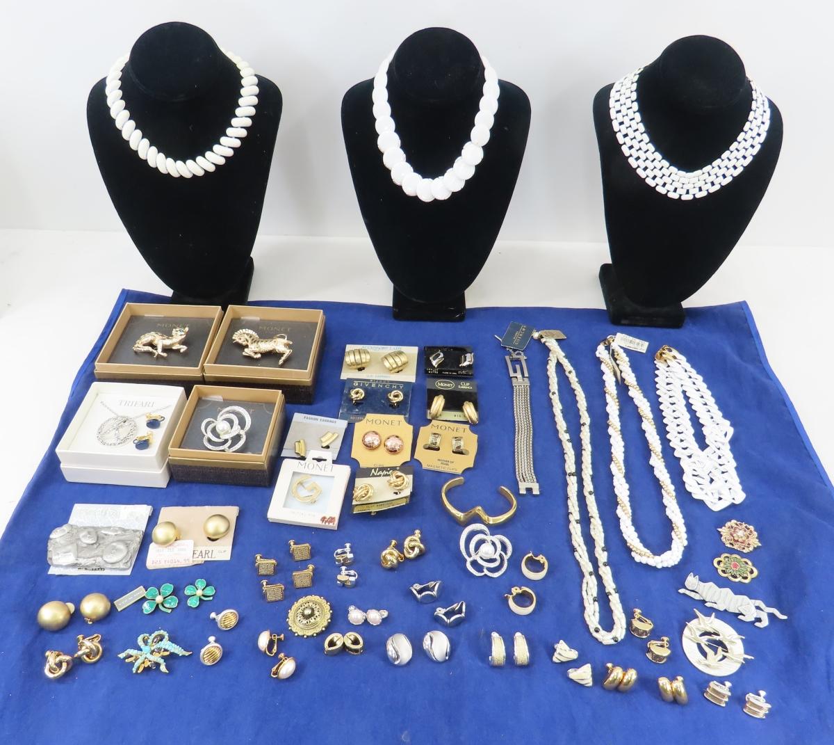 Napier, Trifari, Givenchy & Other Signed Jewelry