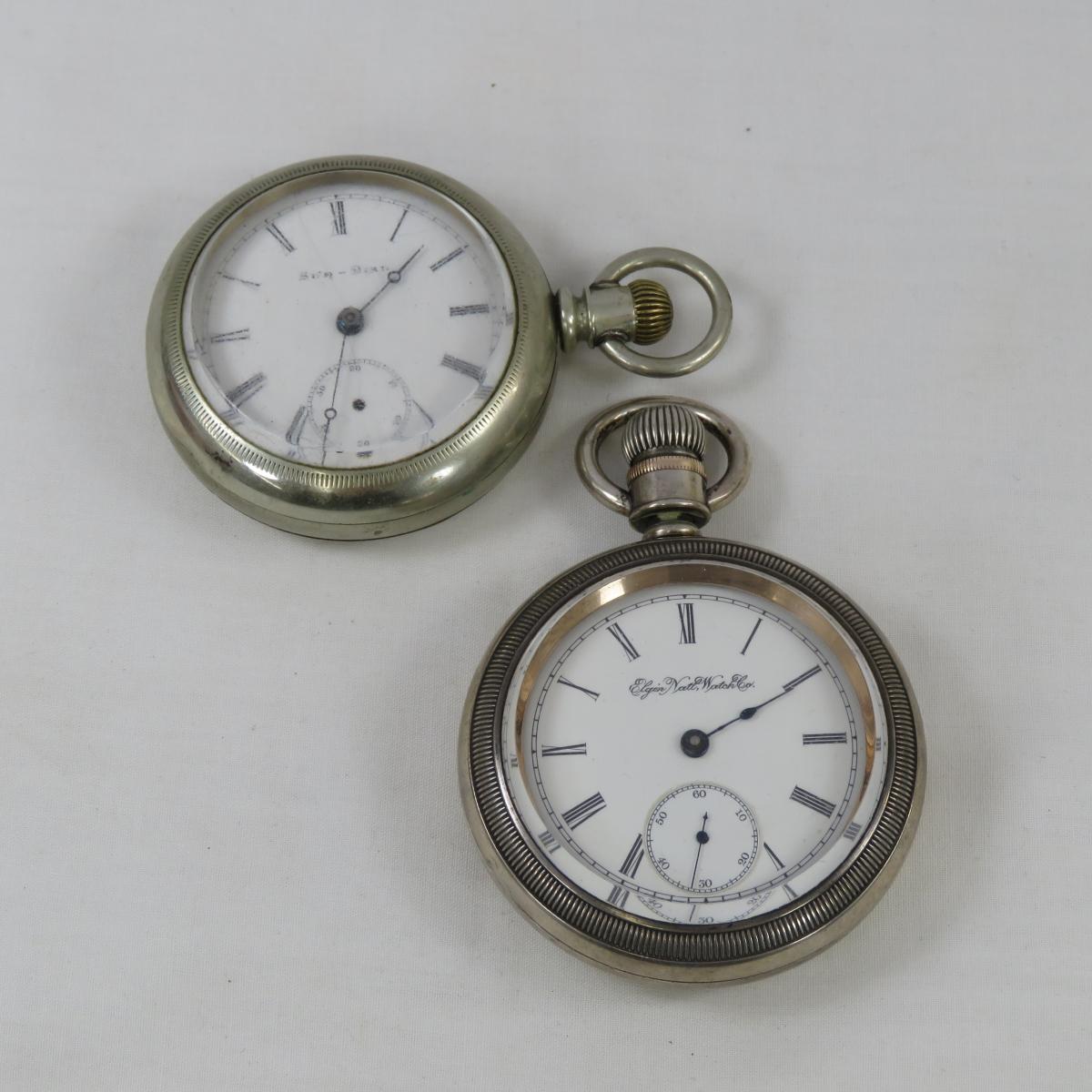 1895 Elgin National & 1897 Illinois Pocket Watches