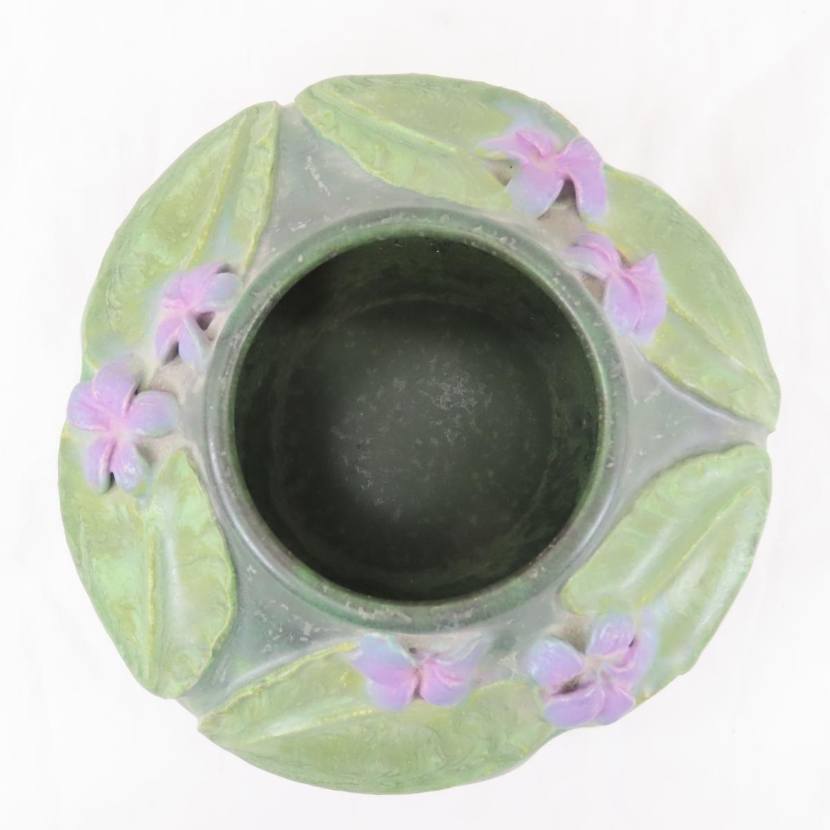 Ephraim Pottery Wood Violet Vase - Mary Pratt