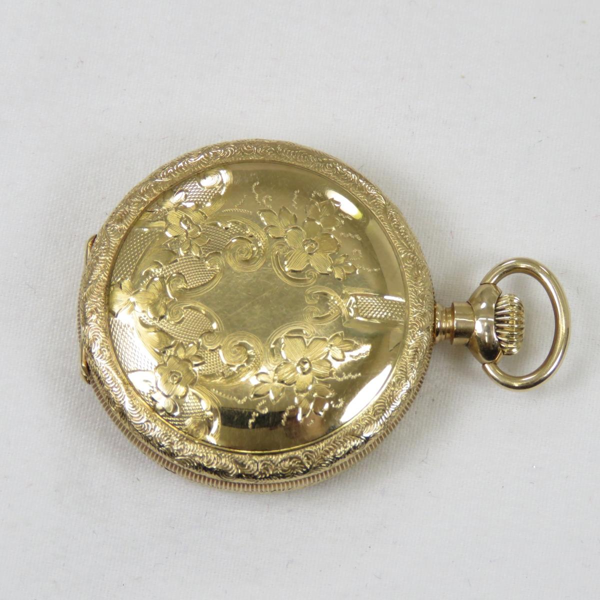 14kt Gold Elgin 7 Jewel 1904 Pocket Watch