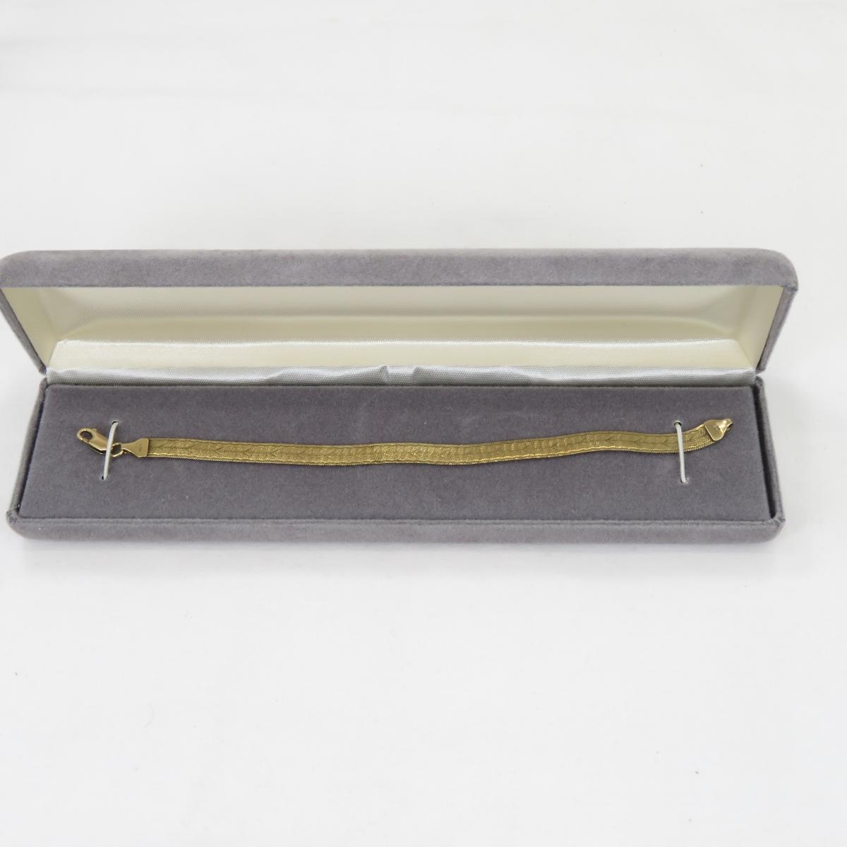 14kt 884VI Yellow Gold Italian Bracelet