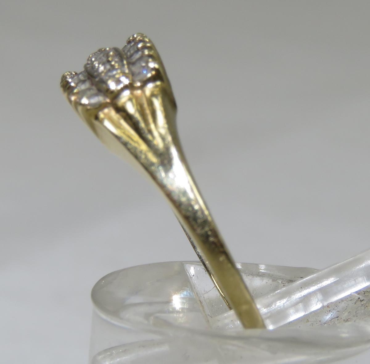 10KP GTR Samuel Aaron Yellow Gold & Diamond Ring