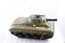 Marx #392 Windup 1950s US Army Tank Works