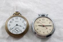 2 Pocket Watches Ingersoll & Ingraham Working
