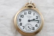 B.W. Raymond Elgin 21 Jewel 10k GF Pocket Watch