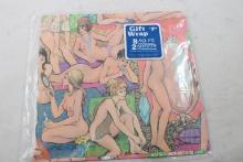 New/Old Stock Nude Ladies Gift  Wrapping Paper