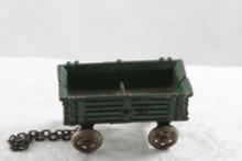 Cast Iron Arcade? Farm Wagon 3 3/4" Long