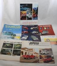 8 Vintage Jeep Auto Sales Brochures