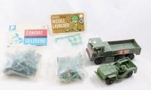 NOS Combat Soldiers & Missile Launcher, Jeep Truck