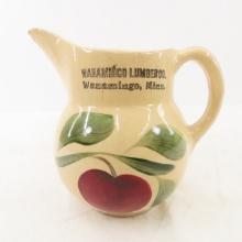 Wanamingo Lumber Co Watt Ware Pitcher