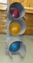 Vintage Econ-o-Lite Red, Yellow, Green Stop Light