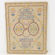 1860 Cross Stitch Sampler