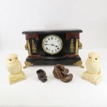 Antique Gilbert Mantle Clock for Repair & More