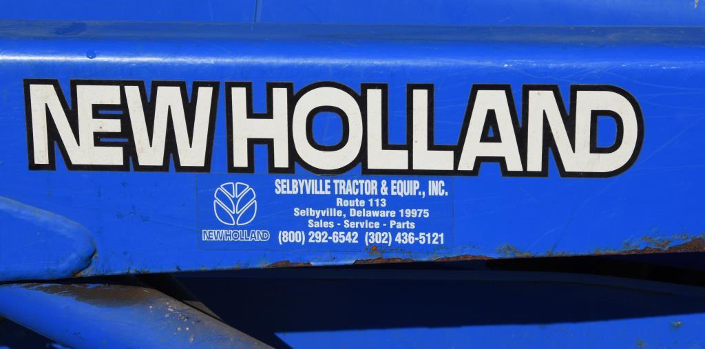 Lot # 5 - New Holland TC30 (Made from 2001-08)  garden tractor w/ 7308 front end loader, garage kept
