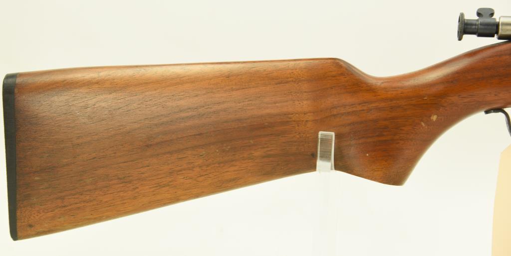 Lot #107 - Remington Mdl 41 Targetmaster Bolt  Action Rifle .22 Cal SN# 313493~~ 27" BBL.  44"