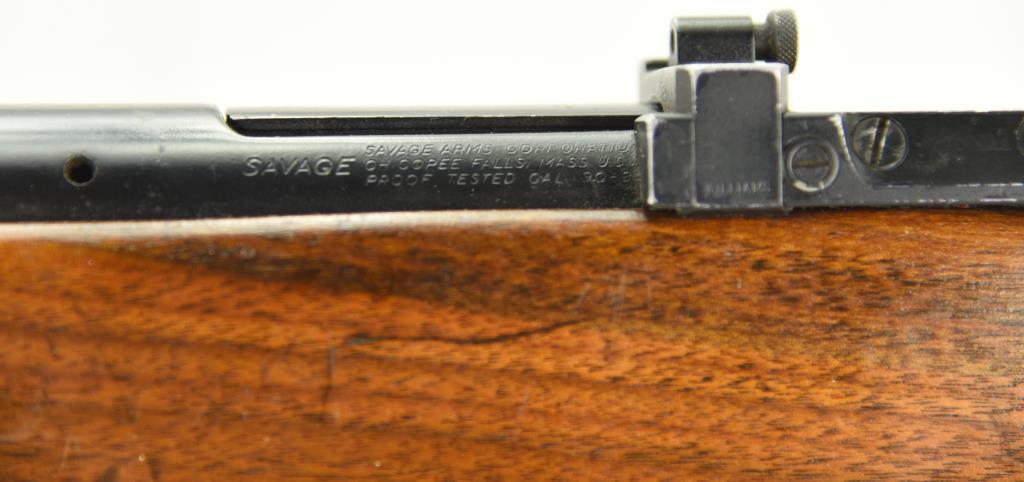 Lot #111 - Savage Arms Co Mdl 340 Bolt Action  Repeater Rifle .30-30 SN# NSN~~ 22" BBL.  40.75"