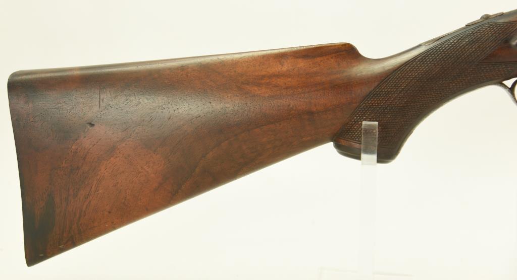 Lot #114 - Lefever Mdl SxS Shotgun 12 Ga SN#  5949~~ 30" BBL, 46” OAL, Light Engraving,  Locks