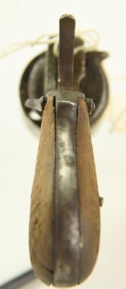Lot #152 - Unk. Maker (Belgian?) Mdl Small DA  Revolver w/Folding Trigger .30 RF +/- SN#  14~~ 