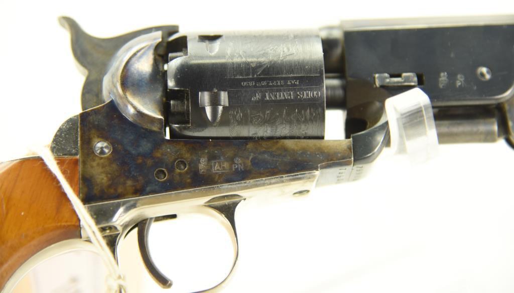 Lot #153 - Lyman Mdl Reproduction Navy Mdl  Revolver .36 Cal SN# 79908~~ Blued BBL. Wood  Grip.