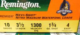 Lot #15E -  Full case (24) boxes of Remington Premier 10 gauge 3 ½” Hevi-Shot #4 shot