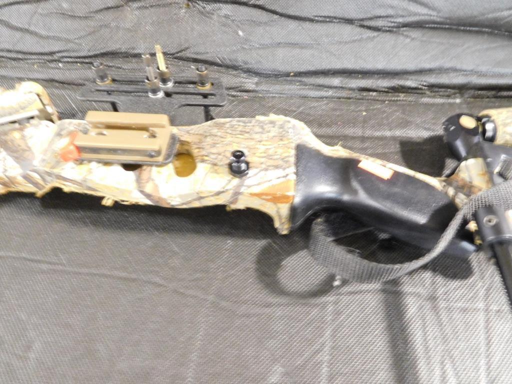 Lot #164 - Vintage Browning Backdraft compound bow in soft case with original owners manual