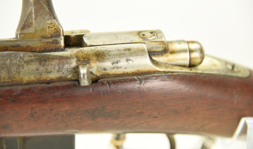 Lot #187 - Dutch Beaumont Vitali M1871/88  Bolt Action Rifle 11.3mm SN# N745~~ 32” BBL,  52”OAL