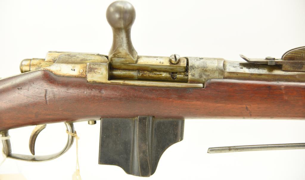 Lot #187 - Dutch Beaumont Vitali M1871/88  Bolt Action Rifle 11.3mm SN# N745~~ 32” BBL,  52”OAL