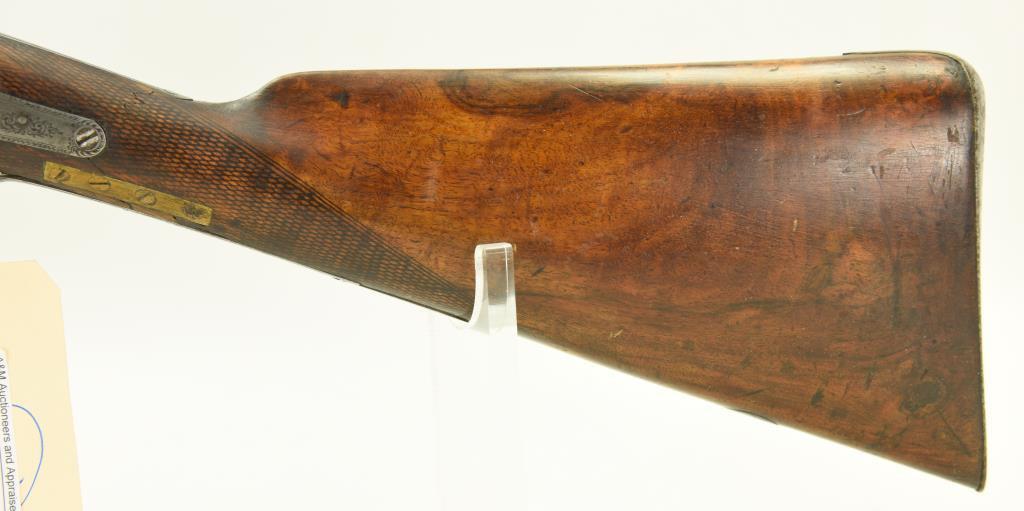 Lot #23 - Pritchett Mdl SxS Hammer Shotgun 10  Ga SN# None~~ 30” BBL, 46” OAL. Underlever