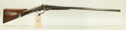 Lot #23 - Pritchett Mdl SxS Hammer Shotgun 10  Ga SN# None~~ 30” BBL, 46” OAL. Underlever