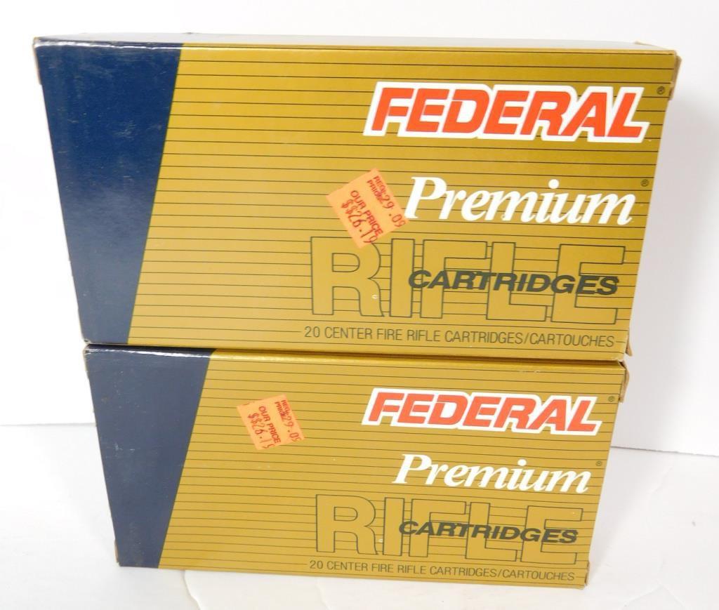 Lot #30B - (5) full boxes of 7mm Remington Magnum ammo to include: (4) boxes of Federal  Premium
