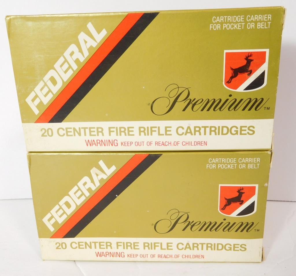 Lot #30B - (5) full boxes of 7mm Remington Magnum ammo to include: (4) boxes of Federal  Premium