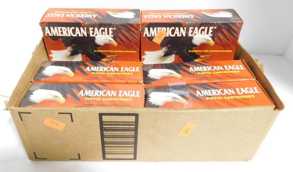 Lot #30K - (8) Full boxes of American Eagle .38 Special 158 grain lead rounds (400 rounds  total)