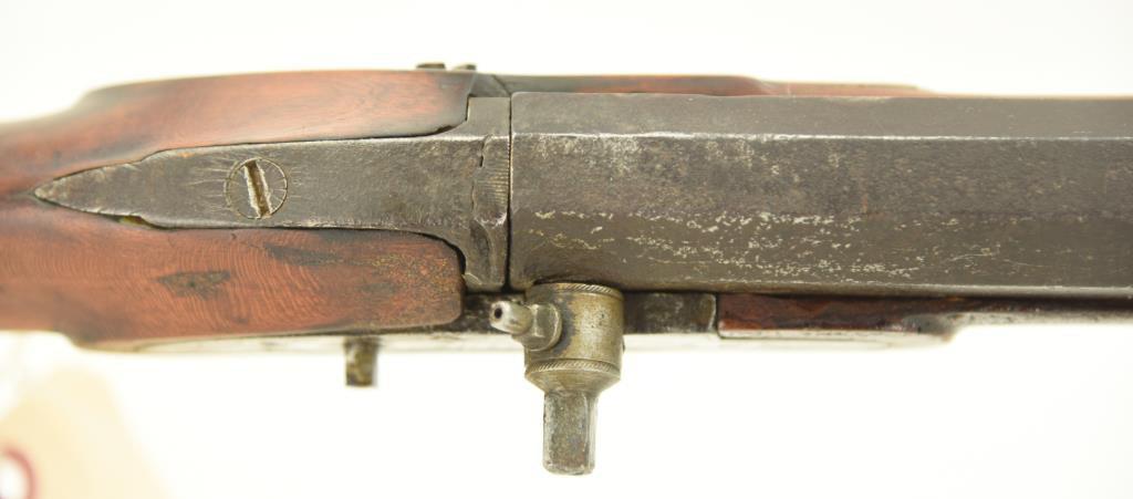 Lot #31 - A. Whiting & Co Mdl Percussion  Rifle .69 Perc +/- SN# None ~~ 35.75" Half  Octagonal/