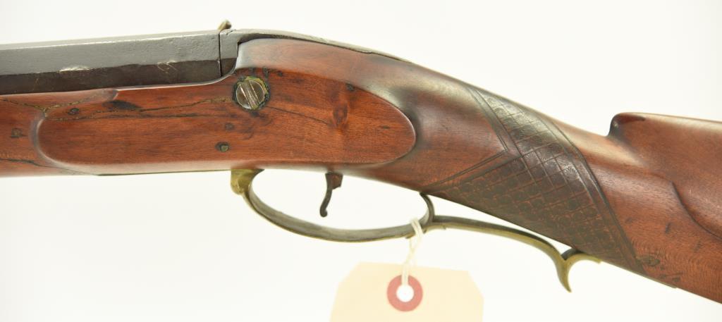 Lot #31 - A. Whiting & Co Mdl Percussion  Rifle .69 Perc +/- SN# None ~~ 35.75" Half  Octagonal/