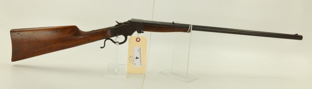 Lot #4 -  Stevens Mdl No 17 Falling Block  Rifle .22 RF SN# 67823~~ 22” Half Rd/Half Oct  BBL,